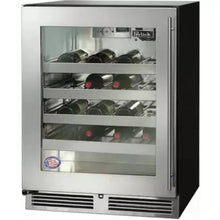 Load image into Gallery viewer, Perlick 24" Wine Reserve w/ Stainless Steel Glass Door, ADA Compliant with 32 Bottle Capacity - HA24WB-4-3