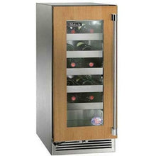 Load image into Gallery viewer, Perlick 15" Wine Reserve with 20 Bottle Capacity, Under Counter Panel Ready-Glass Door - HP15WO-4-4