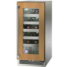 Load image into Gallery viewer, Perlick 15" Wine Reserve with 20 Bottle Capacity, Under Counter Panel Ready-Glass Door - HP15WO-4-4