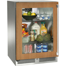 Load image into Gallery viewer, Perlick 24" Undercounter Outdoor Refrigerator with 5.2 cu. ft. Capacity, Panel Ready Glass Door - HP24RO-4-4