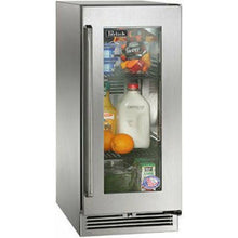 Load image into Gallery viewer, Perlick 15" Outdoor Refrigerator with 2.8 cu. ft. Capacity, Built-in Undercounter Stainless Steel-Glass Door - HP15RO-4-3