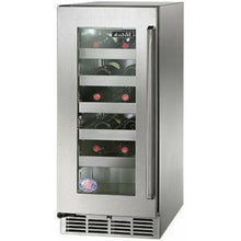 Load image into Gallery viewer, Perlick 15" Wine Reserve with 20 Bottle Capacity, Under Counter Stainless Steel-Glass Door - HP15WO-4-3