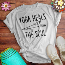 Load image into Gallery viewer, Yoga Heals The Soul Tee
