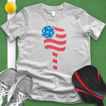 Load image into Gallery viewer, Pickle Ball Paddle Flag Tee