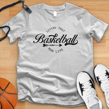 Load image into Gallery viewer, Living That Basketball Mom Life Tee