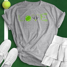 Load image into Gallery viewer, Love Tennis Player Shape Tee