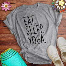 Load image into Gallery viewer, Eat Sleep Yoga Tee