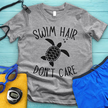 Load image into Gallery viewer, Swim Hair Don't Care Turtle Tee