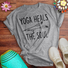 Load image into Gallery viewer, Yoga Heals The Soul Tee