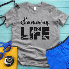 Load image into Gallery viewer, Swimming Life Tee