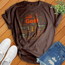 Load image into Gallery viewer, Golf Ball Typography Tee