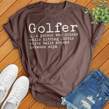 Load image into Gallery viewer, Golfer Definition Tee