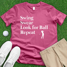 Load image into Gallery viewer, Swing Swear Look For Ball Tee
