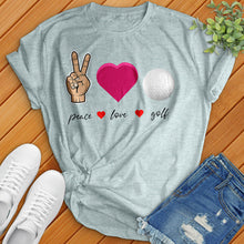 Load image into Gallery viewer, Peace Love Golf Tee