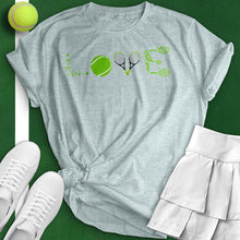 Load image into Gallery viewer, Love Tennis Player Shape Tee