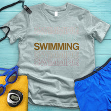 Load image into Gallery viewer, Swimming Swimming Retro-01 Tee