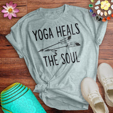 Load image into Gallery viewer, Yoga Heals The Soul Tee