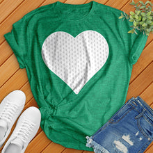 Load image into Gallery viewer, Golf Ball Heart Tee