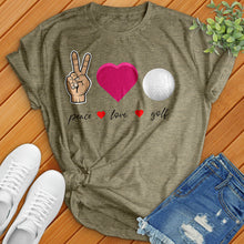 Load image into Gallery viewer, Peace Love Golf Tee