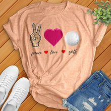 Load image into Gallery viewer, Peace Love Golf Tee