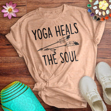 Load image into Gallery viewer, Yoga Heals The Soul Tee