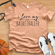 Load image into Gallery viewer, Love My Basketballer Tee