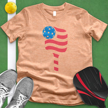 Load image into Gallery viewer, Pickle Ball Paddle Flag Tee