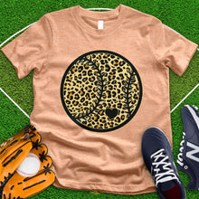 Load image into Gallery viewer, Leopard Softball Tee