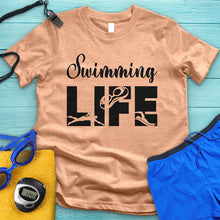 Load image into Gallery viewer, Swimming Life Tee