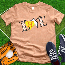Load image into Gallery viewer, Love Softball Equipment Tee