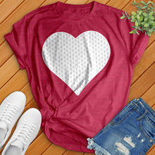 Load image into Gallery viewer, Golf Ball Heart Tee