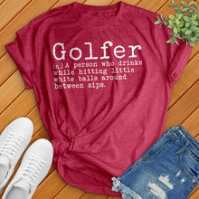 Load image into Gallery viewer, Golfer Definition Tee