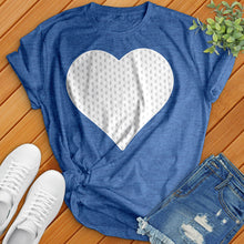 Load image into Gallery viewer, Golf Ball Heart Tee