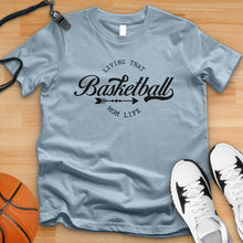 Load image into Gallery viewer, Living That Basketball Mom Life Tee
