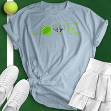 Load image into Gallery viewer, Love Tennis Player Shape Tee