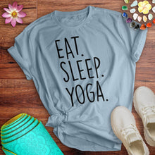 Load image into Gallery viewer, Eat Sleep Yoga Tee
