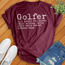 Load image into Gallery viewer, Golfer Definition Tee