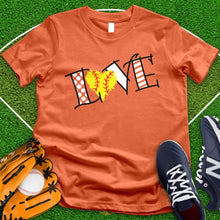 Load image into Gallery viewer, Love Softball Equipment Tee