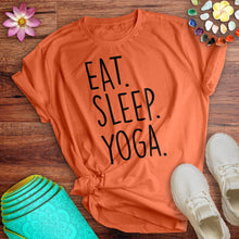 Load image into Gallery viewer, Eat Sleep Yoga Tee