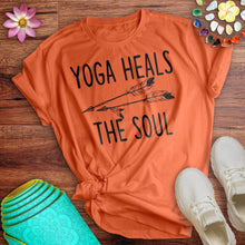 Load image into Gallery viewer, Yoga Heals The Soul Tee