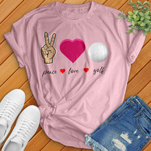 Load image into Gallery viewer, Peace Love Golf Tee