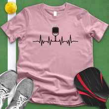 Load image into Gallery viewer, Pickle Ball Paddle Heart Beat Tee