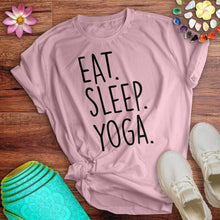 Load image into Gallery viewer, Eat Sleep Yoga Tee