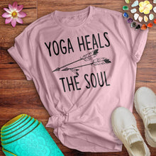 Load image into Gallery viewer, Yoga Heals The Soul Tee