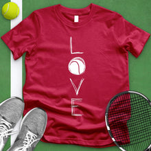 Load image into Gallery viewer, Love Tennis Vertical Tee