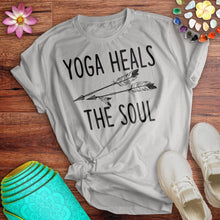 Load image into Gallery viewer, Yoga Heals The Soul Tee