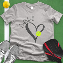 Load image into Gallery viewer, Pickle Ball Heart Rim Tee