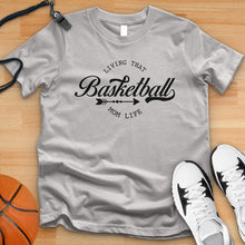 Load image into Gallery viewer, Living That Basketball Mom Life Tee