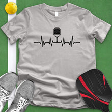 Load image into Gallery viewer, Pickle Ball Paddle Heart Beat Tee