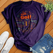 Load image into Gallery viewer, Golf Ball Typography Tee